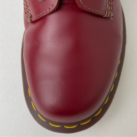 Dr. Martens Oxblood Red Quilon Leather 1460 England Lace Up Boots UK 6 - Picture 8 of 16